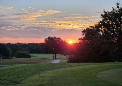A Sunset over the Fairways on the golf course at Buffalo Creek Golf Club